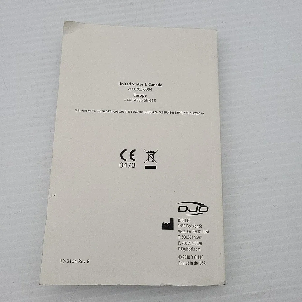 DJO CMF Bone Health Growth & Healing Device‎ Manual
